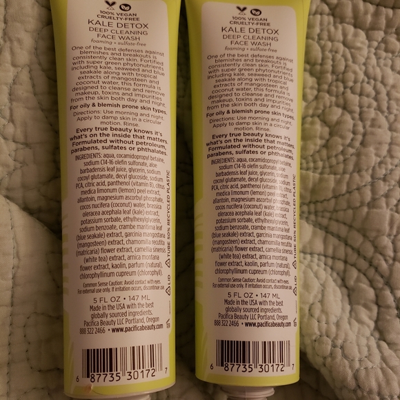 NEW Pacifica Kale Detox Deep Cleansing Face Wash - Picture 3 of 3